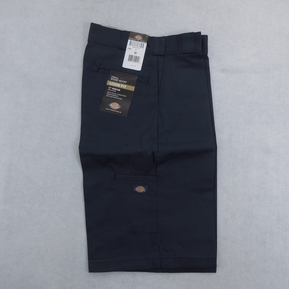 Dickies Mens Twill Work Shorts Size 30 Navy Loose Fit 13 Inseam